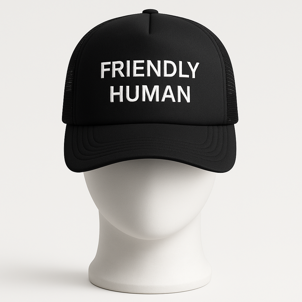 ROZARY “FRIENDLY HUMAN” Trucker Hat