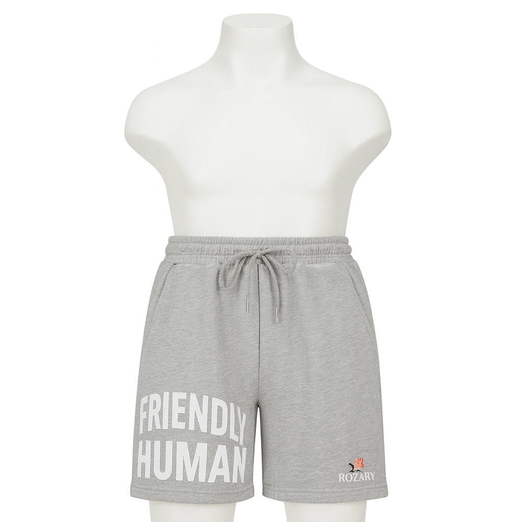ROZARY “Friendly Human” Classic Gray Shorts
