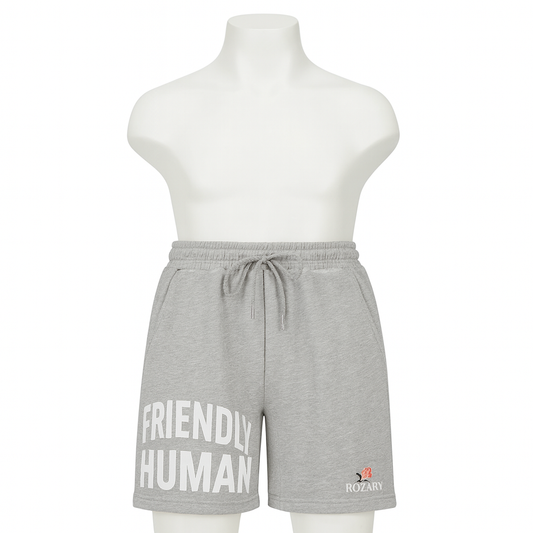 ROZARY “Friendly Human” Classic Gray Shorts